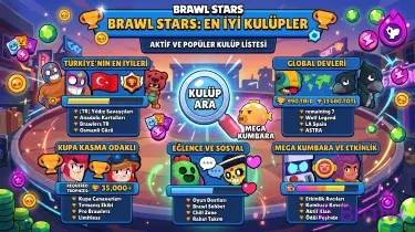 Brawl Stars En İyi Kulüpler – Aktif ve Popüler Kulüp Listesi
