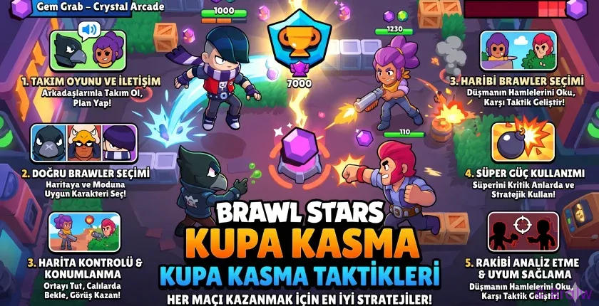 Brawl Stars Kupa Kasma Taktikleri – Hızlı Rütbe Atlama Rehberi Brawl Stars Kupa Kasma Taktikleri – Hızlı Rütbe Atlama Rehberi