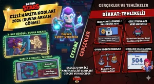 Brawl Stars Gizli Harita Kodları 2026 (Duvar Arkası Görme) Brawl Stars Gizli Harita Kodları 2026 (Duvar Arkası Görme)