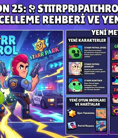 Brawl Stars Güncellemeleri ve Sezonlar: Starr Patrol Sezonu Rehberi (2026)