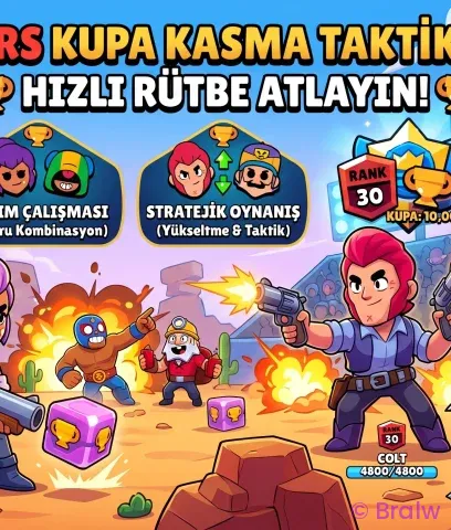 Brawl Stars Kupa Kasma Taktikleri: 2026 Güncel Rehber ile Rütbeleri Katlayın!