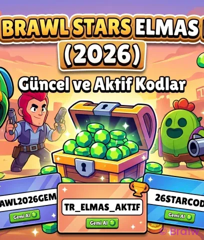 Bedava Brawl Stars Elmas Kodları (2026) – Güncel ve Aktif Kodlar