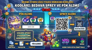 Brawl Stars Gizli Yıldız Dükkanı Kodları: Bedava Sprey ve Pin Alımı