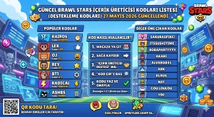 Güncel Brawl Stars İçerik Üreticisi Kodları Listesi (Destekleme Kodları)